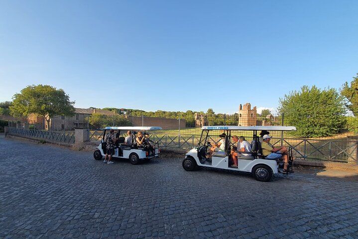 Rome Catacombs & Appian Way Golf Cart Tour – Semi-Private Experience