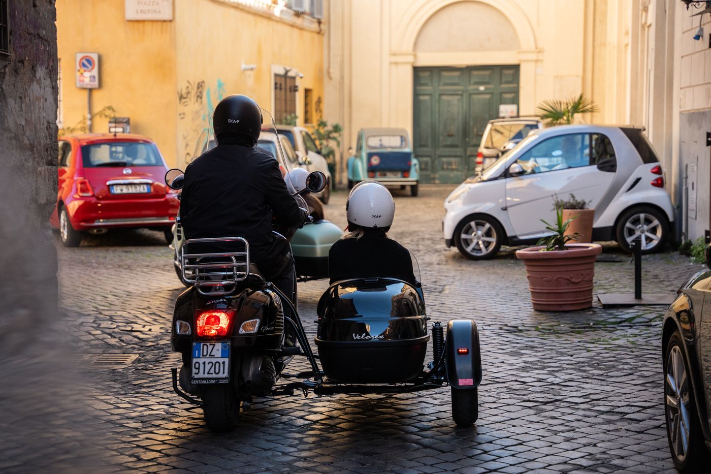 Prosecco & Magic — Private Vespa Sidecar with Hotel Pickup