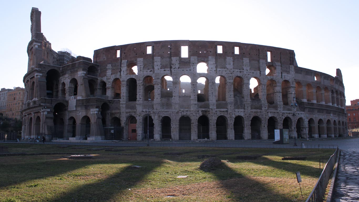 Colosseum Outside Morning 2