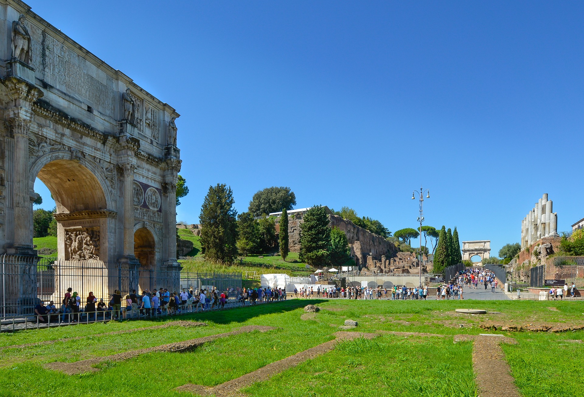 Constantine Arch & The Forum view