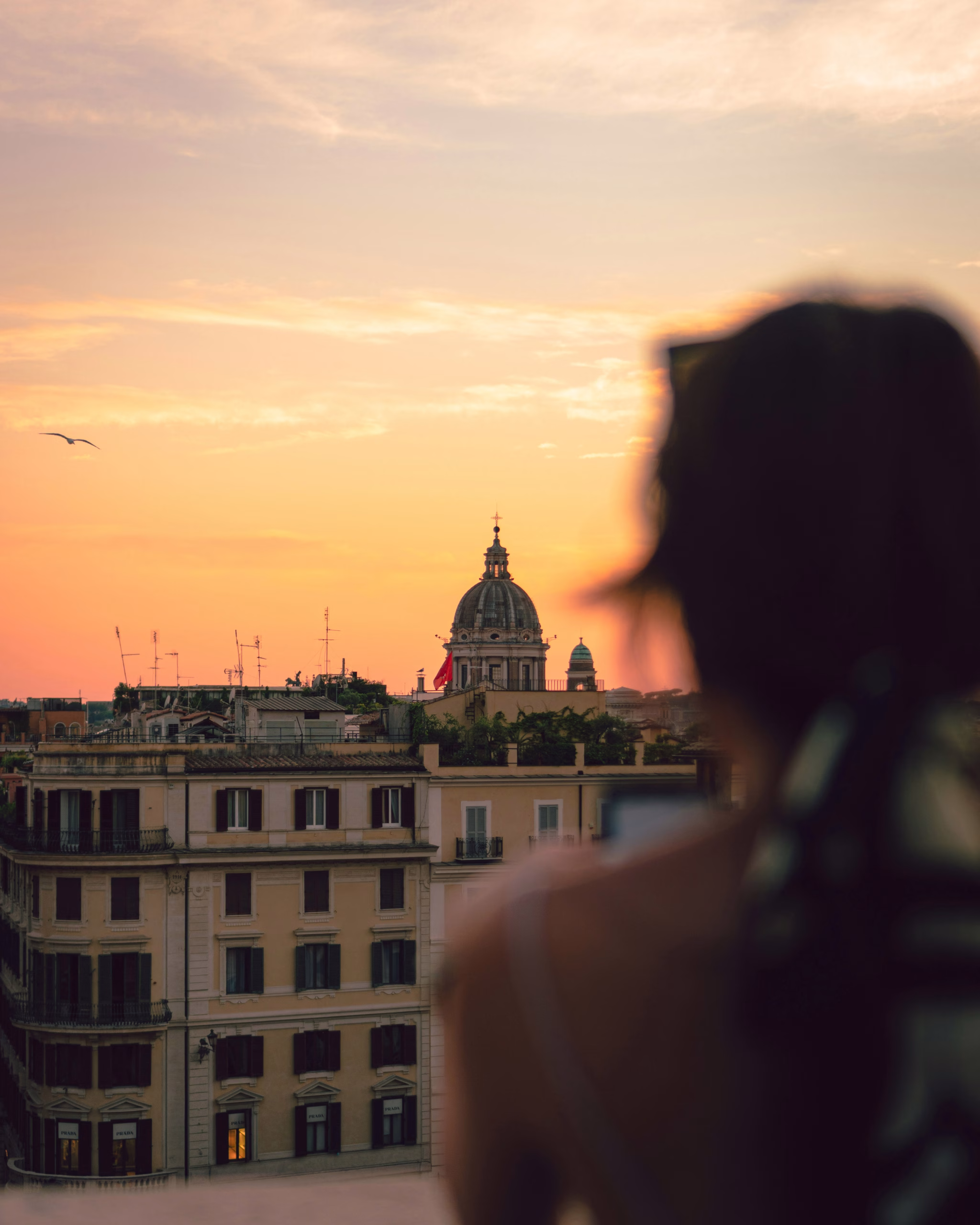 romantic-sunset-view-in-Rome