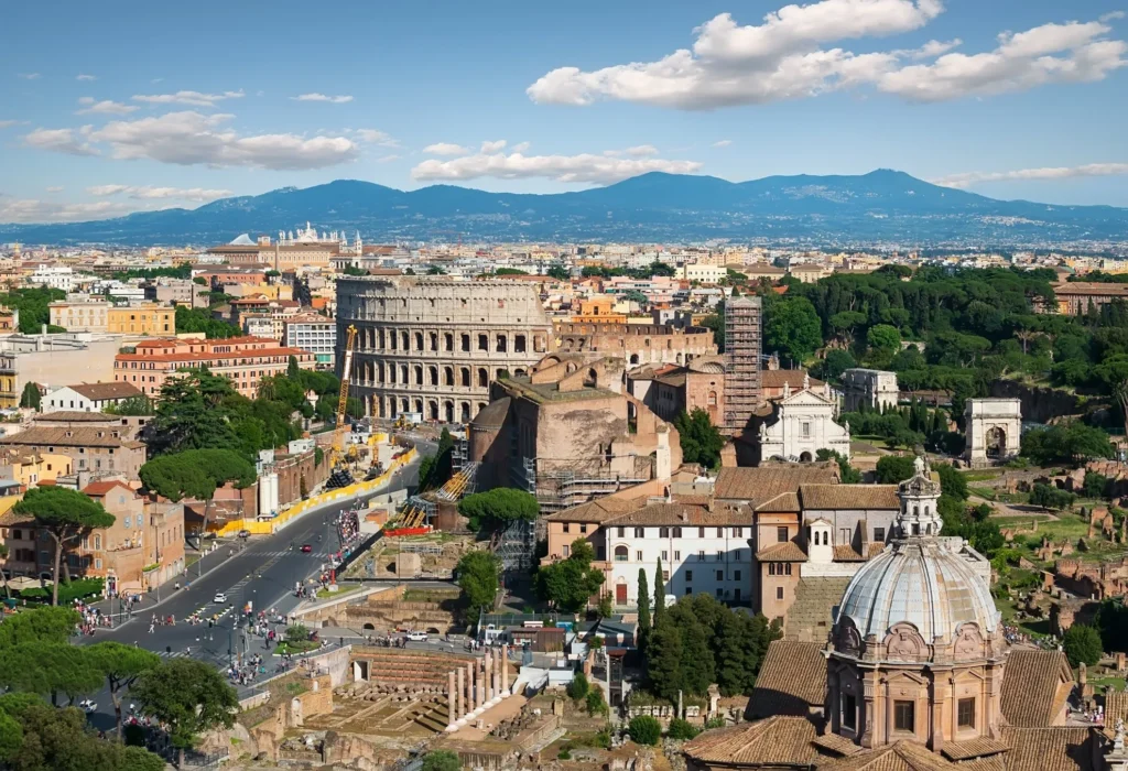 view-Rome-colosseum