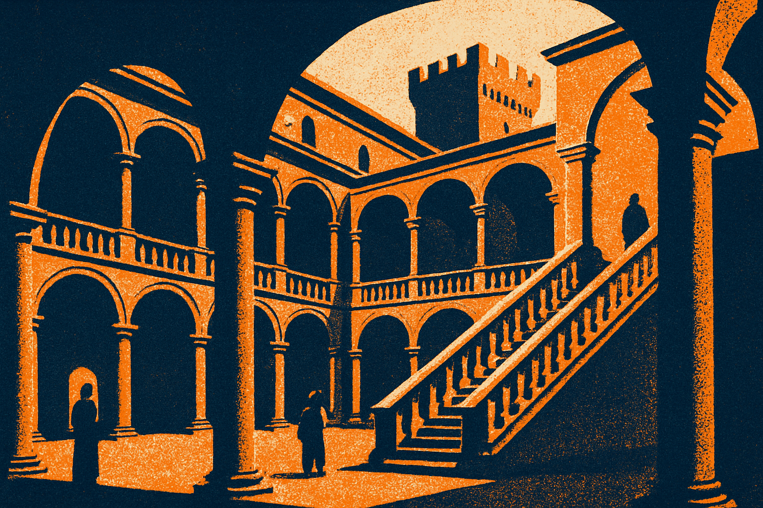 Warum die Renaissance-Paläste Roms von Bedeutung sind — KI-generierte Illustration für Trip in Art