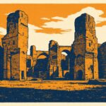 Baths of Caracalla: Rome's Grandest Imperial Bathhouse — AI-generated illustration for Trip in Art